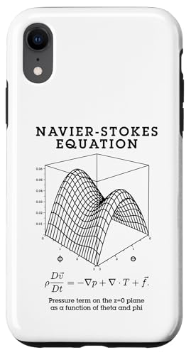 Navier Stokes Gleichung Physik Mathematiklehrer Nerdy Science Hülle für iPhone XR von Grandio Design Funny Scientific Science Gifts