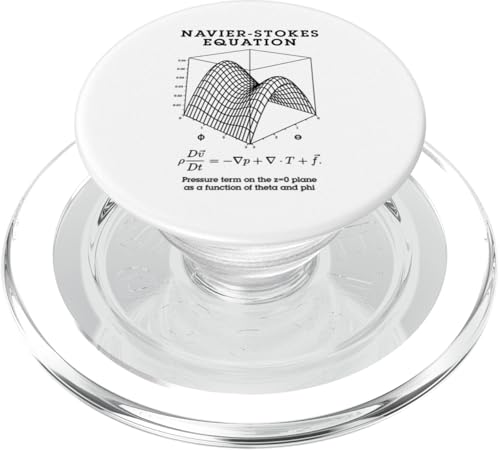 Navier Stokes Gleichung Physik Mathematiklehrer Nerdy Science PopSockets PopGrip für MagSafe von Grandio Design Funny Scientific Science Gifts