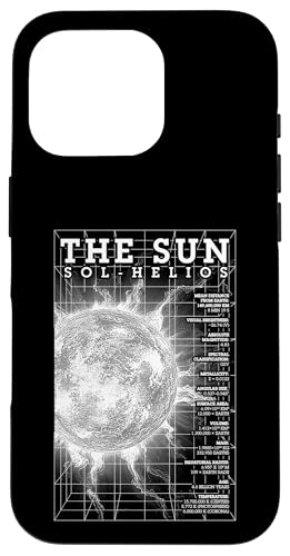 Sun Helios Solarphysik Astronomie Wissenschaft STEM-Diagramm Hülle für iPhone 16 Pro von Grandio Design Funny Scientific Science Gifts