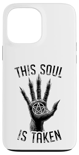 Demon Hand This Soul Is Taken Goth Devil Pentagramm Halloween Hülle für iPhone 13 Pro Max Demon Hand This Soul Is Taken Goth Devil Pentagramm Halloween Hülle für iPhone 13 Pro Max von Grandio Design Halloween Horror