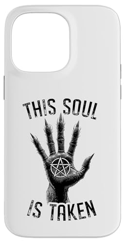 Demon Hand This Soul Is Taken Goth Devil Pentagramm Halloween Hülle für iPhone 14 Pro Max Demon Hand This Soul Is Taken Goth Devil Pentagramm Halloween Hülle für iPhone 14 Pro Max von Grandio Design Halloween Horror