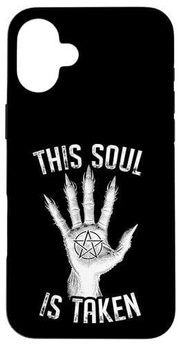 Demon Hand This Soul Is Taken Goth Devil Pentagramm Halloween Hülle für iPhone 16 Plus Demon Hand This Soul Is Taken Goth Devil Pentagramm Halloween Hülle für iPhone 16 Plus von Grandio Design Halloween Horror