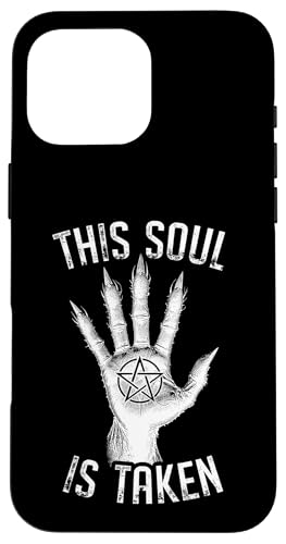 Demon Hand This Soul Is Taken Goth Devil Pentagramm Halloween Hülle für iPhone 16 Pro Max Demon Hand This Soul Is Taken Goth Devil Pentagramm Halloween Hülle für iPhone 16 Pro Max von Grandio Design Halloween Horror