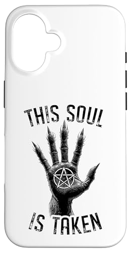 Demon Hand This Soul Is Taken Goth Devil Pentagramm Halloween Hülle für iPhone 16 Demon Hand This Soul Is Taken Goth Devil Pentagramm Halloween Hülle für iPhone 16 von Grandio Design Halloween Horror