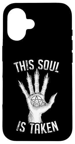 Demon Hand This Soul Is Taken Goth Devil Pentagramm Halloween Hülle für iPhone 16 Demon Hand This Soul Is Taken Goth Devil Pentagramm Halloween Hülle für iPhone 16 von Grandio Design Halloween Horror