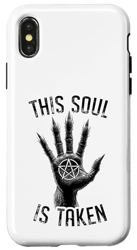 Demon Hand This Soul Is Taken Goth Devil Pentagramm Halloween Hülle für iPhone X/XS Demon Hand This Soul Is Taken Goth Devil Pentagramm Halloween Hülle für iPhone X/XS von Grandio Design Halloween Horror