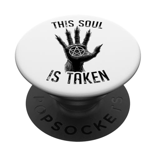 Demon Hand This Soul Is Taken Goth Devil Pentagramm Halloween PopSockets Klebender PopGrip Demon Hand This Soul Is Taken Goth Devil Pentagramm Halloween PopSockets Klebender PopGrip von Grandio Design Halloween Horror