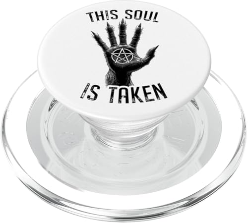 Demon Hand This Soul Is Taken Goth Devil Pentagramm Halloween PopSockets PopGrip für MagSafe Demon Hand This Soul Is Taken Goth Devil Pentagramm Halloween PopSockets PopGrip für MagSafe von Grandio Design Halloween Horror