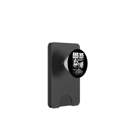 Are We Great Yet Mount Rushmore Peinliche USA Präsidenten PopSockets PopWallet für MagSafe von Grandio Design Political Sarcasm Humor