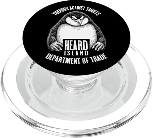 Pinguine gegen Tarife Lustig Heard Island Angry Penguin PopSockets PopGrip für MagSafe Pinguine gegen Tarife Lustig Heard Island Angry Penguin PopSockets PopGrip für MagSafe von Grandio Design Political Sarcasm Humor