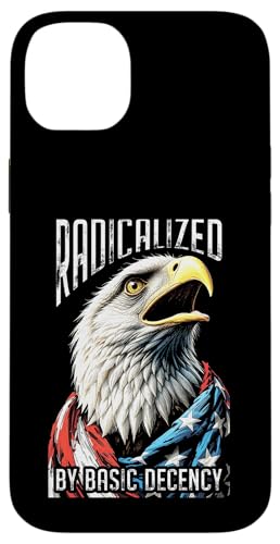 Radikalisiert von Basic Decency American Bald Eagle, Flagge der USA Hülle für iPhone 14 Plus Radikalisiert von Basic Decency American Bald Eagle, Flagge der USA Hülle für iPhone 14 Plus von Grandio Design Political Sarcasm Humor