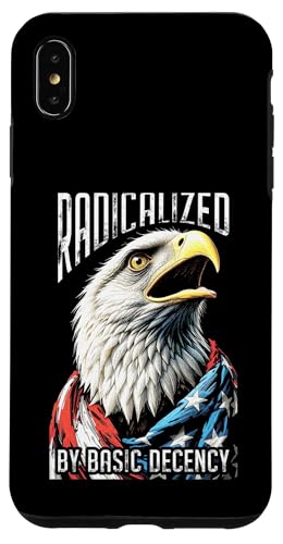 Radikalisiert von Basic Decency American Bald Eagle, Flagge der USA Hülle für iPhone XS Max Radikalisiert von Basic Decency American Bald Eagle, Flagge der USA Hülle für iPhone XS Max von Grandio Design Political Sarcasm Humor