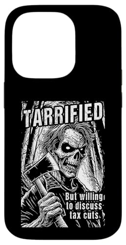 Tarrified Funny Gothic Horror Axt Tax Cuts Zombie Politik Hülle für iPhone 14 Pro Tarrified Funny Gothic Horror Axt Tax Cuts Zombie Politik Hülle für iPhone 14 Pro von Grandio Design Political Sarcasm Humor