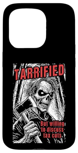 Tarrified Funny Gothic Horror Axt Tax Cuts Zombie Politik Hülle für iPhone 15 Pro Tarrified Funny Gothic Horror Axt Tax Cuts Zombie Politik Hülle für iPhone 15 Pro von Grandio Design Political Sarcasm Humor