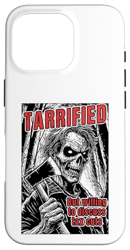 Tarrified Funny Gothic Horror Axt Tax Cuts Zombie Politik Hülle für iPhone 16 Pro Tarrified Funny Gothic Horror Axt Tax Cuts Zombie Politik Hülle für iPhone 16 Pro von Grandio Design Political Sarcasm Humor