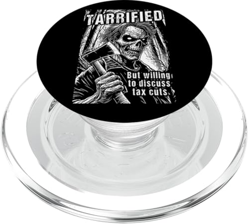 Tarrified Funny Gothic Horror Axt Tax Cuts Zombie Politik PopSockets PopGrip für MagSafe Tarrified Funny Gothic Horror Axt Tax Cuts Zombie Politik PopSockets PopGrip für MagSafe von Grandio Design Political Sarcasm Humor