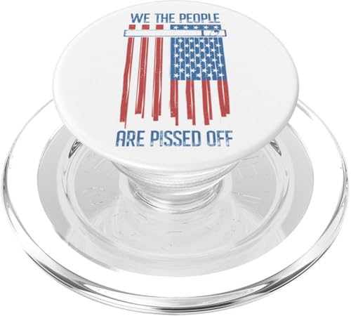 We The People Are Pissed Off US Amerika Flagge geschreddert PopSockets PopGrip für MagSafe We The People Are Pissed Off US Amerika Flagge geschreddert PopSockets PopGrip für MagSafe von Grandio Design Political Sarcasm Humor