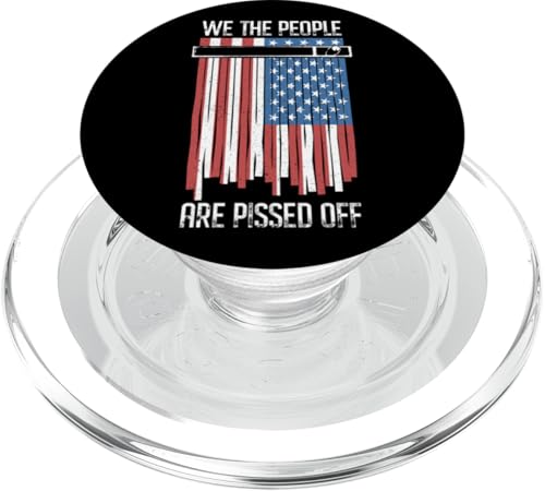 We The People Are Pissed Off US Amerika Flagge geschreddert PopSockets PopGrip für MagSafe We The People Are Pissed Off US Amerika Flagge geschreddert PopSockets PopGrip für MagSafe von Grandio Design Political Sarcasm Humor