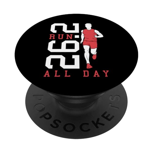 Full Marathon Runner 26.2 Run All Day Running Men Zitat PopSockets Klebender PopGrip Full Marathon Runner 26.2 Run All Day Running Men Zitat PopSockets Klebender PopGrip von Grandio Design Running Marathon Runner Training