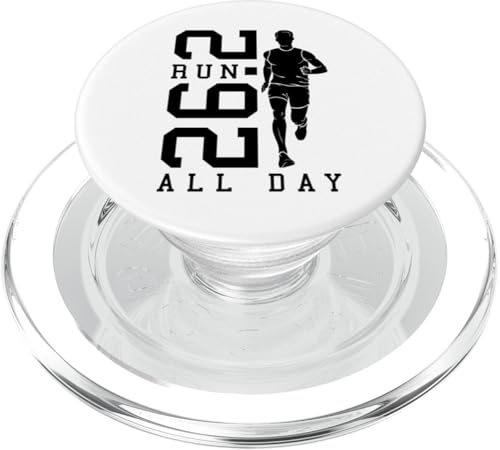 Full Marathon Runner 26.2 Run All Day Running Men Zitat PopSockets PopGrip für MagSafe Full Marathon Runner 26.2 Run All Day Running Men Zitat PopSockets PopGrip für MagSafe von Grandio Design Running Marathon Runner Training