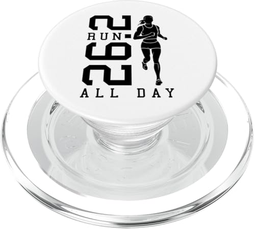 Full Marathon Runner 26.2 Run All Day Running Women Zitat PopSockets PopGrip für MagSafe Full Marathon Runner 26.2 Run All Day Running Women Zitat PopSockets PopGrip für MagSafe von Grandio Design Running Marathon Runner Training