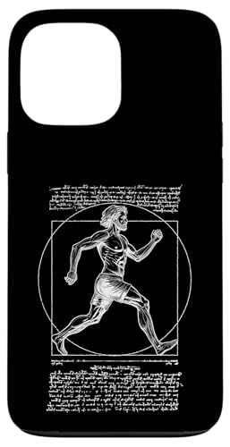 Läufer Vitruvian Man Leonardo Da Vinci Vintage Running Hülle für iPhone 13 Pro Max Läufer Vitruvian Man Leonardo Da Vinci Vintage Running Hülle für iPhone 13 Pro Max von Grandio Design Running Marathon Runner Training