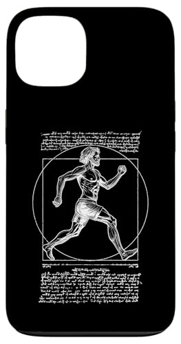 Läufer Vitruvian Man Leonardo Da Vinci Vintage Running Hülle für iPhone 13 Läufer Vitruvian Man Leonardo Da Vinci Vintage Running Hülle für iPhone 13 von Grandio Design Running Marathon Runner Training