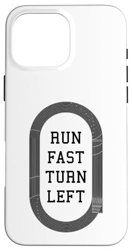 Run Fast Turn Left Track And Field Runner Running Zitat Hülle für iPhone 16 Pro Max Run Fast Turn Left Track And Field Runner Running Zitat Hülle für iPhone 16 Pro Max von Grandio Design Running Marathon Runner Training