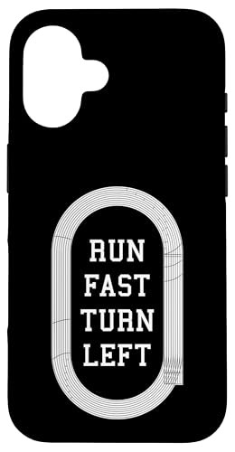 Run Fast Turn Left Track And Field Runner Running Zitat Hülle für iPhone 16 Run Fast Turn Left Track And Field Runner Running Zitat Hülle für iPhone 16 von Grandio Design Running Marathon Runner Training