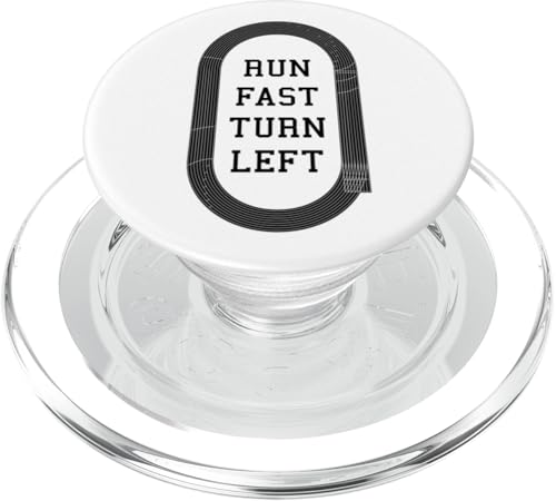 Run Fast Turn Left Track And Field Runner Running Zitat PopSockets PopGrip für MagSafe Run Fast Turn Left Track And Field Runner Running Zitat PopSockets PopGrip für MagSafe von Grandio Design Running Marathon Runner Training