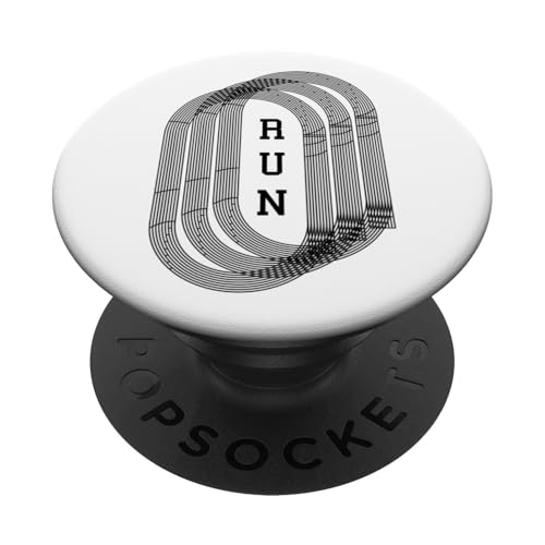 Run Track and Field Runner Motivational Running Zitat PopSockets Klebender PopGrip Run Track and Field Runner Motivational Running Zitat PopSockets Klebender PopGrip von Grandio Design Running Marathon Runner Training