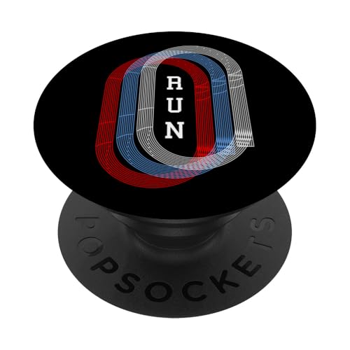 Run Track and Field Runner Motivational Running Zitat PopSockets Klebender PopGrip Run Track and Field Runner Motivational Running Zitat PopSockets Klebender PopGrip von Grandio Design Running Marathon Runner Training