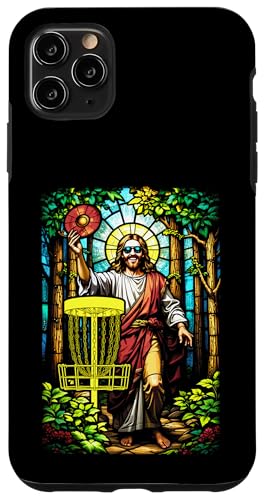 Disc Golf Jesus Christus Buntglas Waldkorb Golfer Hülle für iPhone 11 Pro Max Disc Golf Jesus Christus Buntglas Waldkorb Golfer Hülle für iPhone 11 Pro Max von Grandio Design Sports Training And Fitness
