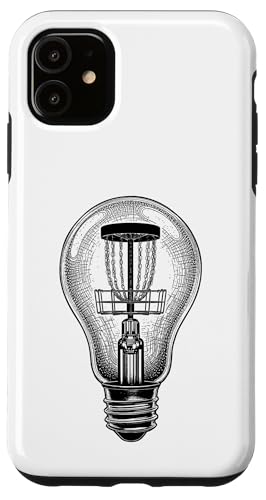 Disc Golf Player Glühbirne Korb Gute Idee Golfer Hülle für iPhone 11 von Grandio Design Sports Training And Fitness