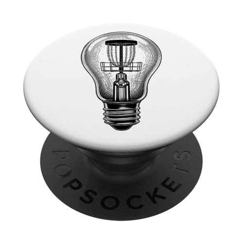 Disc Golf Player Glühbirne Korb Gute Idee Golfer PopSockets Klebender PopGrip Disc Golf Player Glühbirne Korb Gute Idee Golfer PopSockets Klebender PopGrip von Grandio Design Sports Training And Fitness