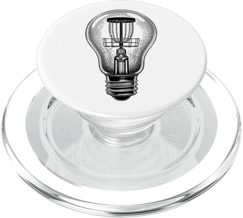 Disc Golf Player Glühbirne Korb Gute Idee Golfer PopSockets PopGrip für MagSafe von Grandio Design Sports Training And Fitness