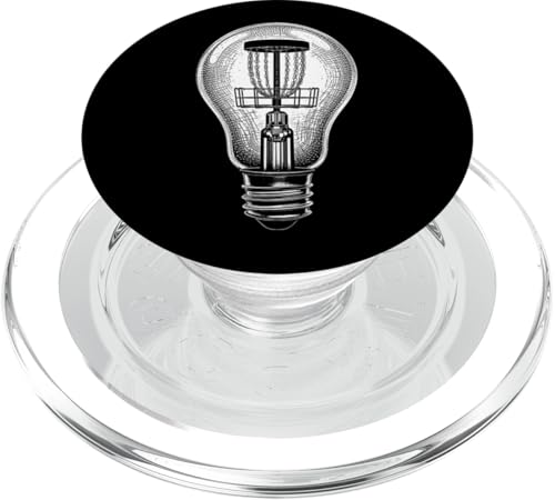 Disc Golf Player Glühbirne Korb Gute Idee Golfer PopSockets PopGrip für MagSafe Disc Golf Player Glühbirne Korb Gute Idee Golfer PopSockets PopGrip für MagSafe von Grandio Design Sports Training And Fitness