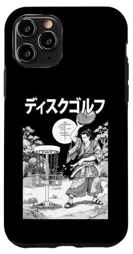 Disc Golfkorb Samurai Vintage Japanischer Golfer Kanji Hülle für iPhone 11 Pro von Grandio Design Sports Training And Fitness