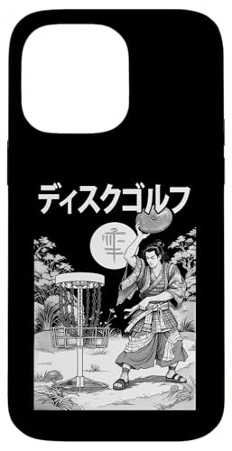 Disc Golfkorb Samurai Vintage Japanischer Golfer Kanji Hülle für iPhone 14 Pro Max von Grandio Design Sports Training And Fitness