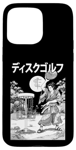 Disc Golfkorb Samurai Vintage Japanischer Golfer Kanji Hülle für iPhone 15 Pro Max Disc Golfkorb Samurai Vintage Japanischer Golfer Kanji Hülle für iPhone 15 Pro Max von Grandio Design Sports Training And Fitness