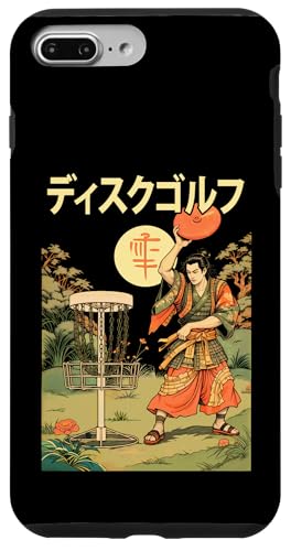 Disc Golfkorb Samurai Vintage Japanischer Golfer Kanji Hülle für iPhone 7 Plus/8 Plus Disc Golfkorb Samurai Vintage Japanischer Golfer Kanji Hülle für iPhone 7 Plus/8 Plus von Grandio Design Sports Training And Fitness