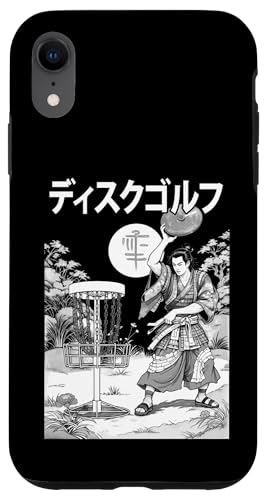 Disc Golfkorb Samurai Vintage Japanischer Golfer Kanji Hülle für iPhone XR von Grandio Design Sports Training And Fitness