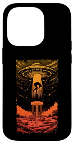 Discgolf UFO Lustiger Korb mit fliegender Untertasse, Alien-Entführung Hülle für iPhone 14 Pro Discgolf UFO Lustiger Korb mit fliegender Untertasse, Alien-Entführung Hülle für iPhone 14 Pro von Grandio Design Sports Training And Fitness