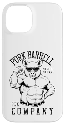 Pork Barbell Company Lustiges Fitnessstudio Buff Pig Bodybuilding Fitness Hülle für iPhone 14 von Grandio Design Sports Training And Fitness