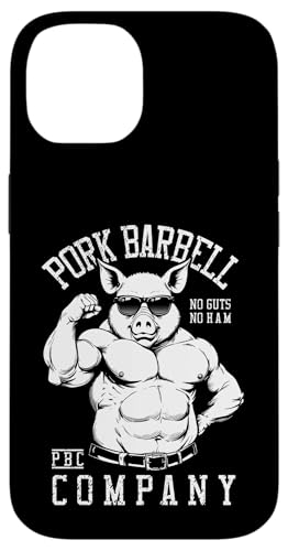 Pork Barbell Company Lustiges Fitnessstudio Buff Pig Bodybuilding Fitness Hülle für iPhone 14 von Grandio Design Sports Training And Fitness