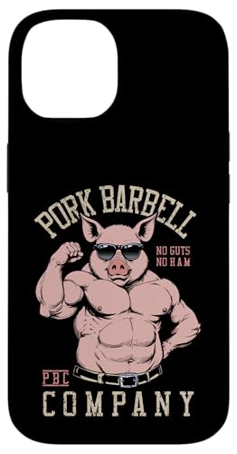 Pork Barbell Company Lustiges Fitnessstudio Buff Pig Bodybuilding Fitness Hülle für iPhone 14 von Grandio Design Sports Training And Fitness