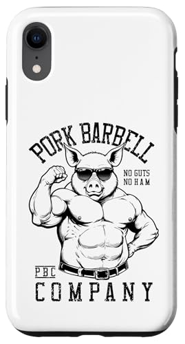 Pork Barbell Company Lustiges Fitnessstudio Buff Pig Bodybuilding Fitness Hülle für iPhone XR von Grandio Design Sports Training And Fitness