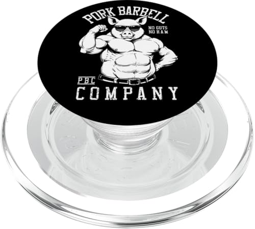 Pork Barbell Company Lustiges Fitnessstudio Buff Pig Bodybuilding Fitness PopSockets PopGrip für MagSafe Pork Barbell Company Lustiges Fitnessstudio Buff Pig Bodybuilding Fitness PopSockets PopGrip für MagSafe von Grandio Design Sports Training And Fitness