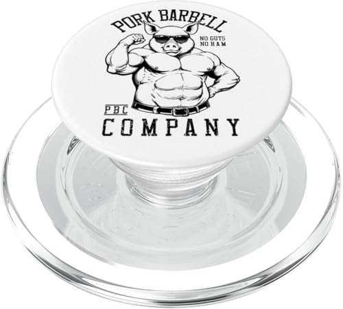 Pork Barbell Company Lustiges Fitnessstudio Buff Pig Bodybuilding Fitness PopSockets PopGrip für MagSafe Pork Barbell Company Lustiges Fitnessstudio Buff Pig Bodybuilding Fitness PopSockets PopGrip für MagSafe von Grandio Design Sports Training And Fitness