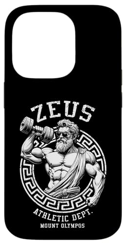 Zeus Gym Athletic Department Lustiger griechischer Gott Workout Muskel Hülle für iPhone 14 Pro Zeus Gym Athletic Department Lustiger griechischer Gott Workout Muskel Hülle für iPhone 14 Pro von Grandio Design Sports Training And Fitness